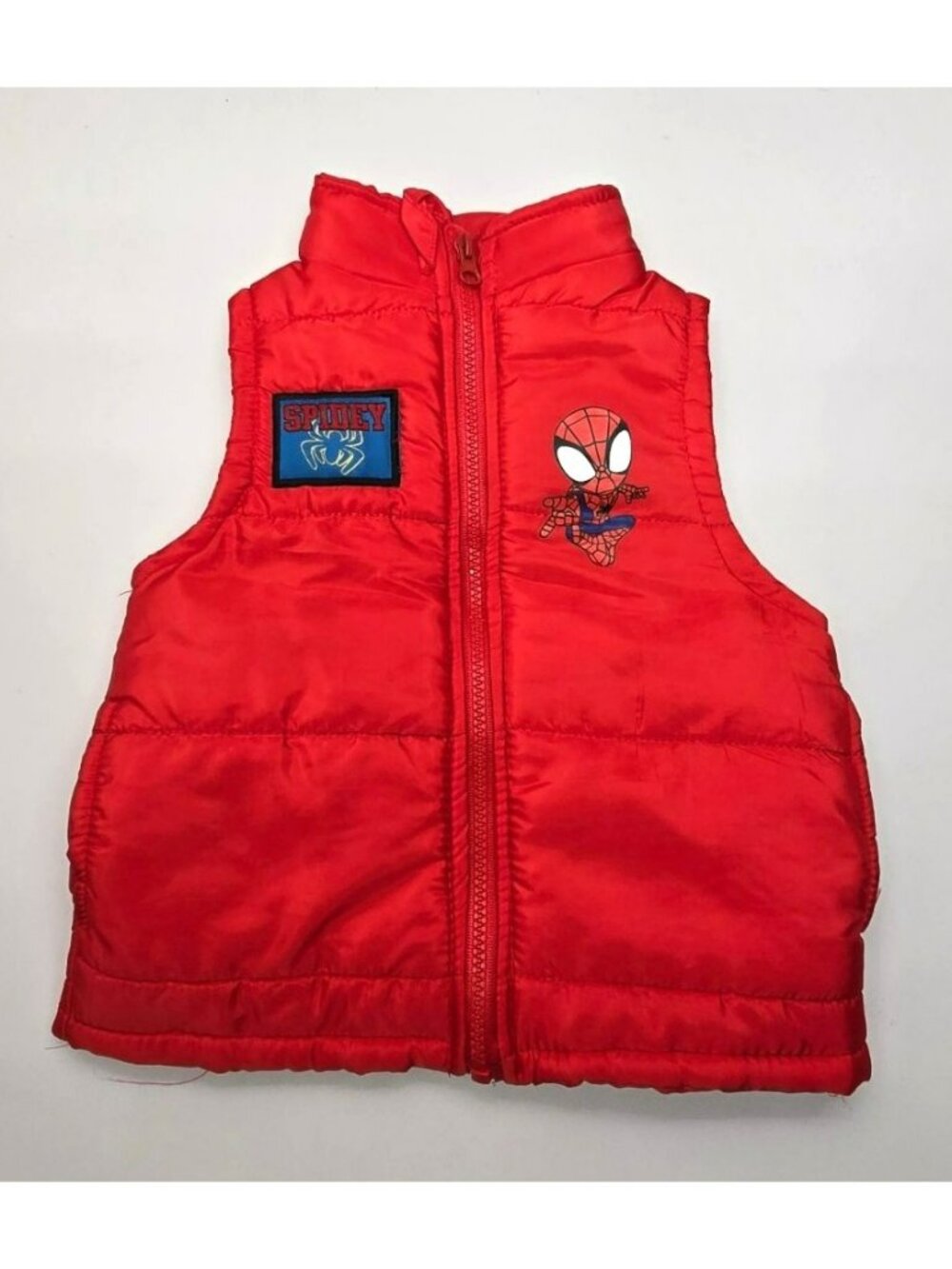 Marvel Spidey & Friends Toddler Puffy Vest Jacket Red Size 2T Kids Character JJ4